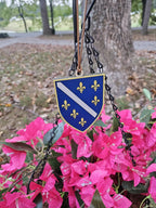 Bosanski Grb Car Hanger | Shield BIH Bosnia Balkan | Bosna Car Hanger Decal Accessories | Wall Decor Shield Wood | Flag Ljiljan Fleur de Lis