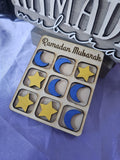 Ramadan Mubarak Tic Tac Toe | Kids Games Party Favors | Moon Star Islamic Board Game Night | Eid Mubarak Favor Gift Bag Basket