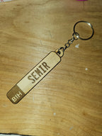 BIH Bosnia License Plate Keychain | Wood Engraved Balkan Gift Present | Name Personalized Family Bajram Poklon New Driver | Accessory