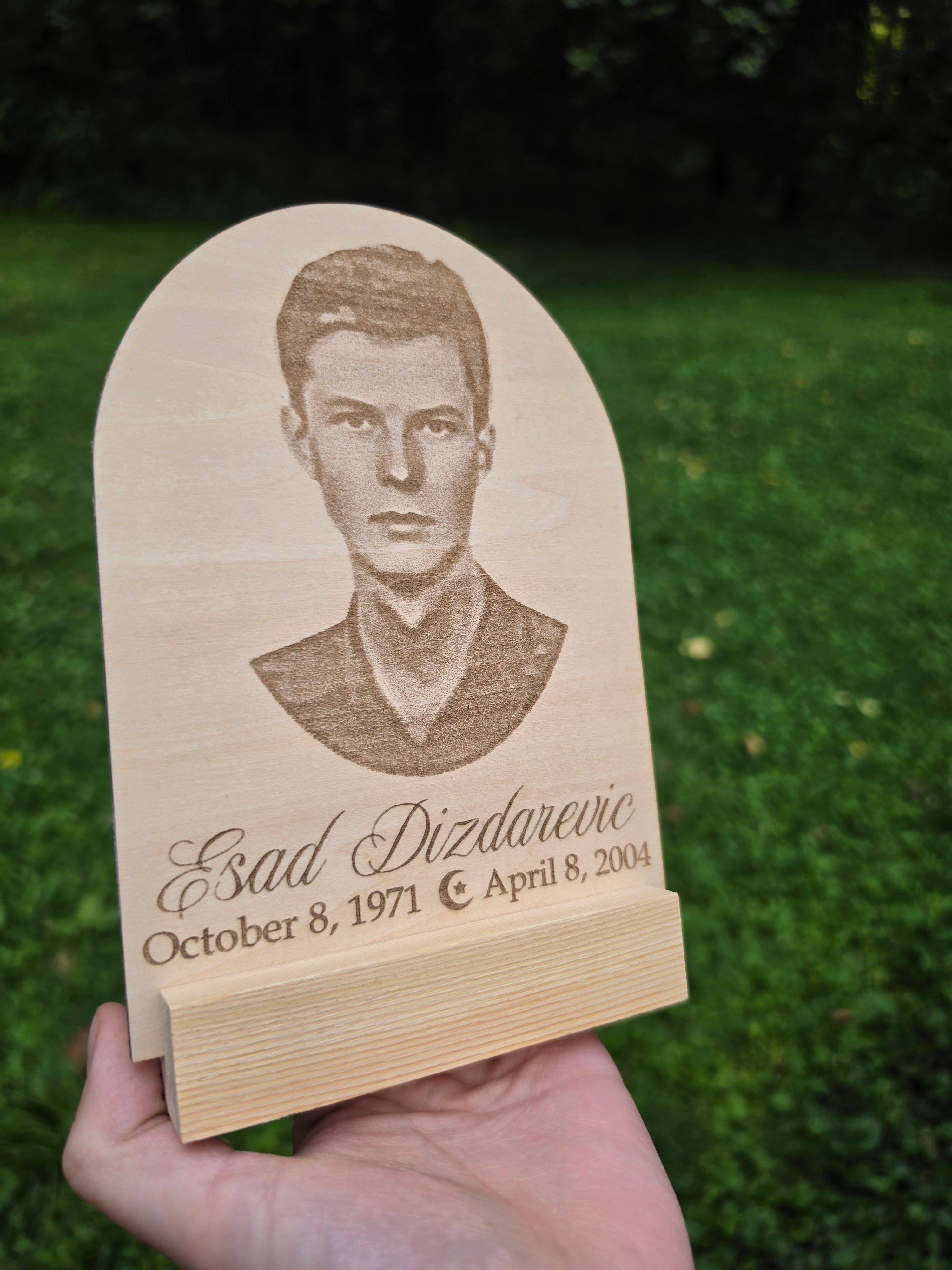 Memoriam Table Sign Decor