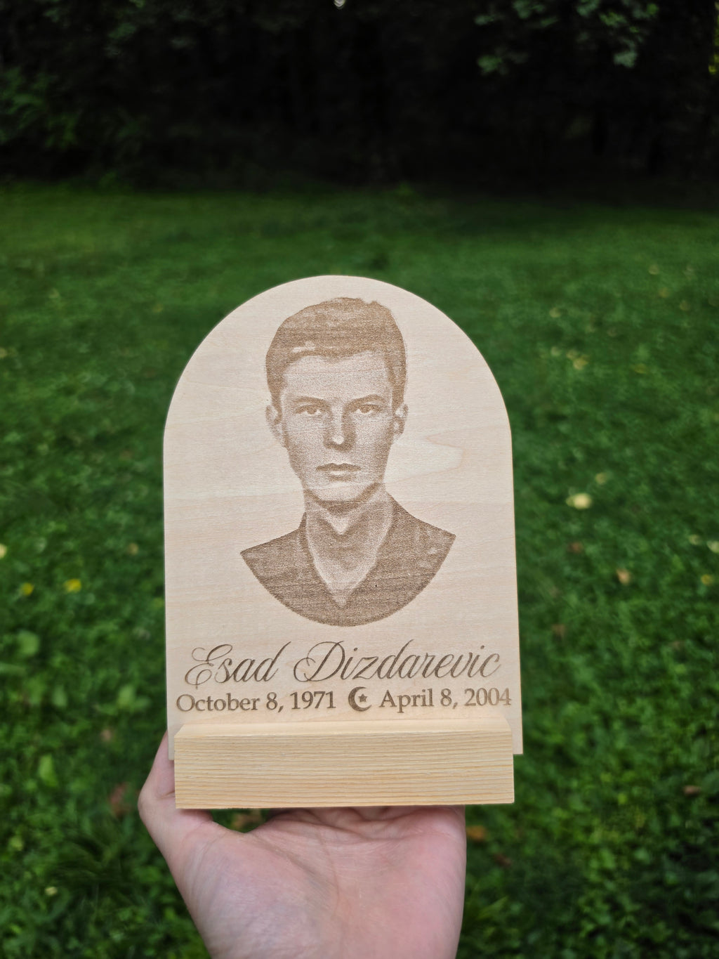 Memoriam Table Sign Decor
