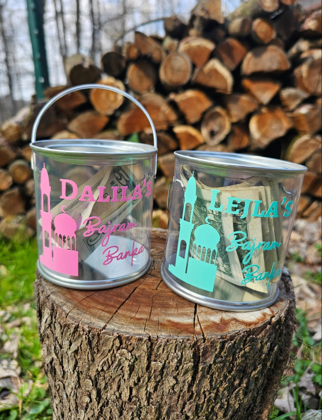Bajram Banka Tin Pail Bucket