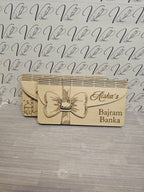 Wooden Bajram Banka Envelope Money Holder