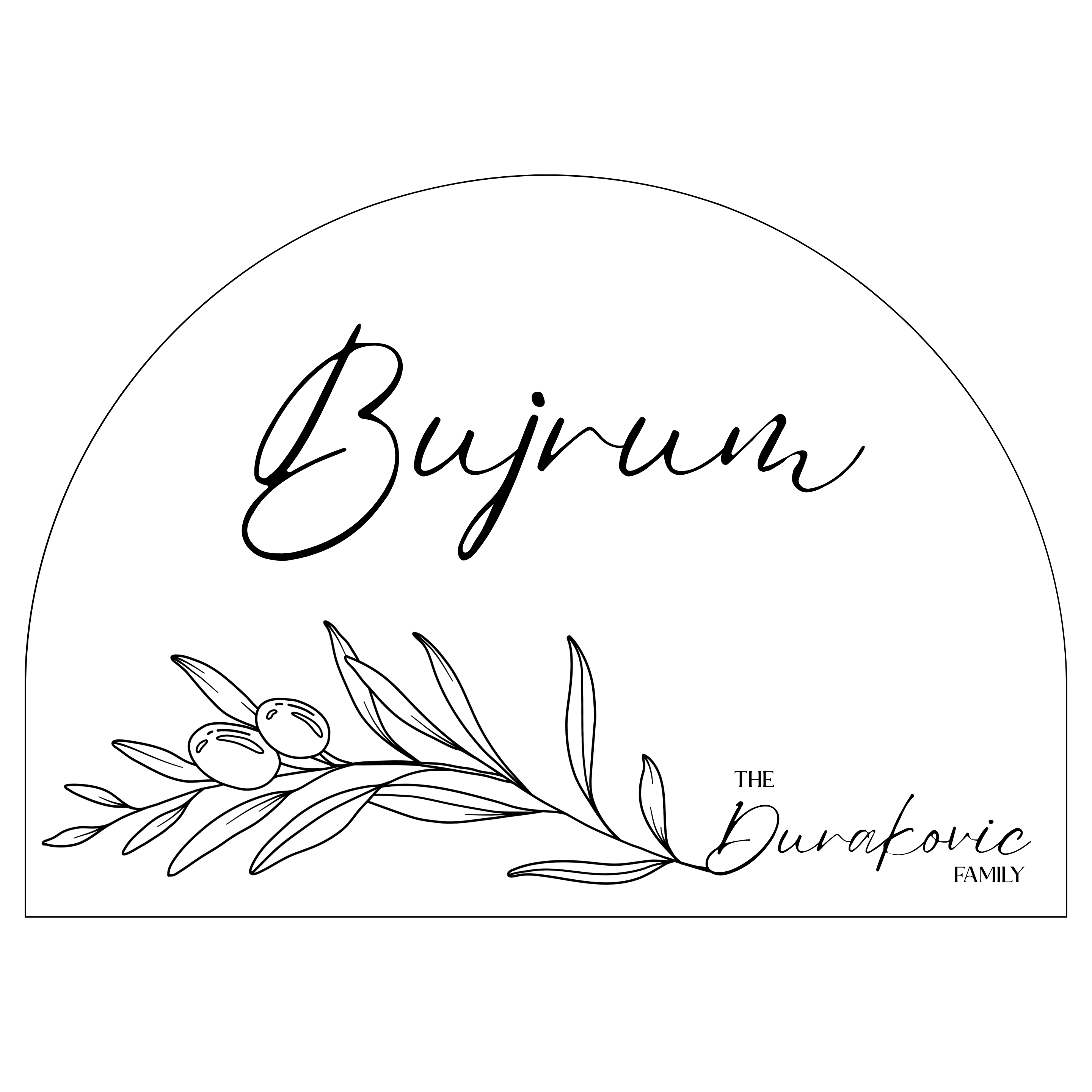 Bujrum Olive Branch Board