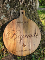Porodica Daska | 12in Round Acacia Board