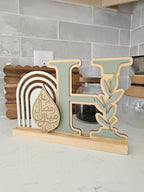 Ramadan Trio Sign Set Oak